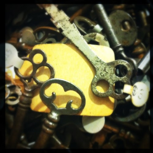 Antique Skeleton Keys at What Cheer in Providence (Photo by Kim O'Brien)