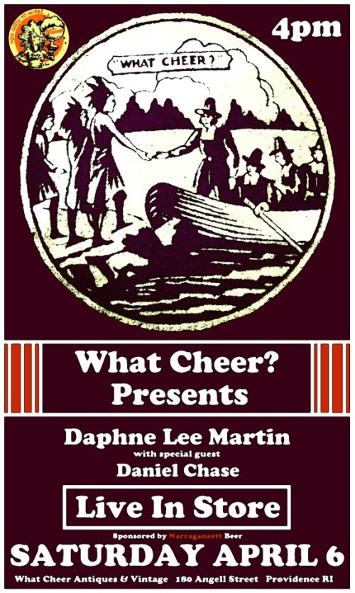 Saturday 9th April 2013 Daphne Lee Martin + Daniel Chase In-Store Performance