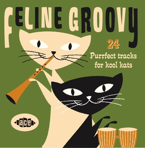 Feline Groovy Album Cover with Cat on Cover