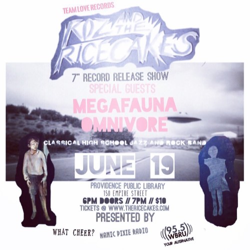 what cheer records and vintage presents roz and the rice cakes live at providence public library on friday 19th june