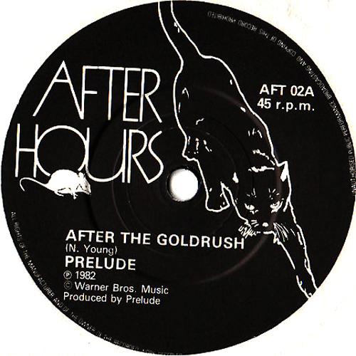 after the goldrush prelude label with cat artwork