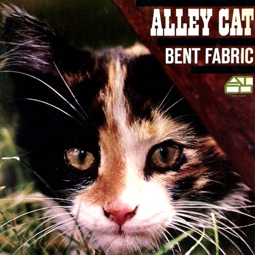 bent fabric alley cat vinyl lp cover with cat artwork photo
