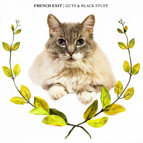 french exit guts and black stuff record album LP cover with cat artwork