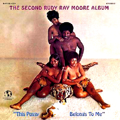the second rudy ray moore album this pussy belongs to me lp record with cat tiger cover artwork