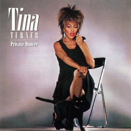 tina private dancer record cover with black cat artwork
