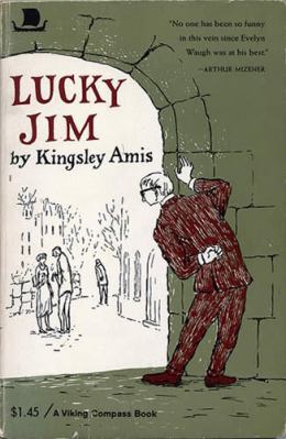 kingsley amis lucky jim paperback book with edward gorey cover artwork art