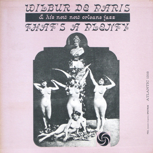 wilbur de paris that's a plenty jazz LP with nude cover photo risque business
