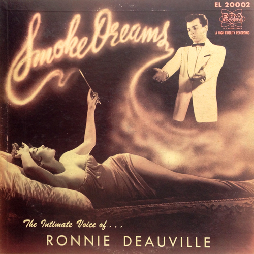 Ronnie Deauville Smoke Rings ERA EL 20002 Lp from 1956 with Risque Cover