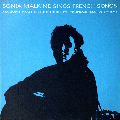 Sonia Malkine Sings the French Songs Folkways FW 8741 Cover